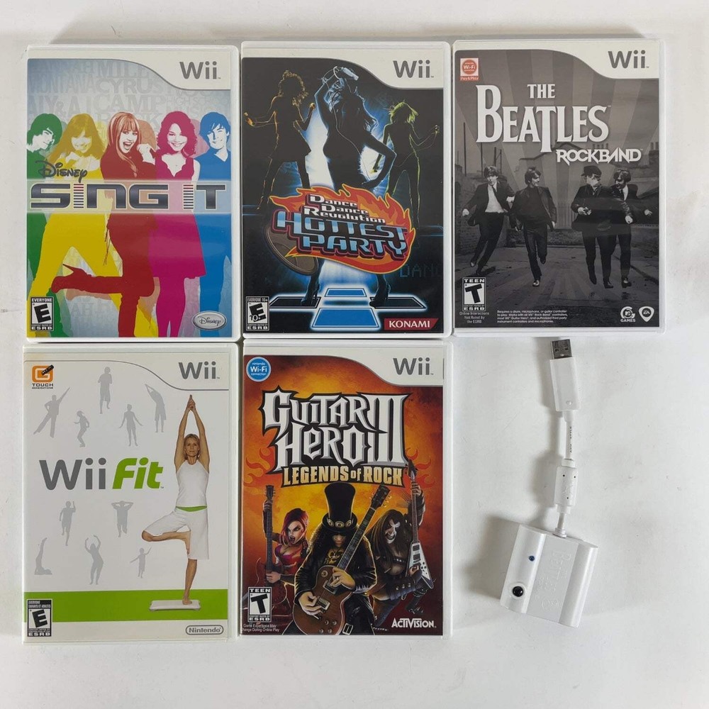 Lot of 5 Nintendo Wii Games