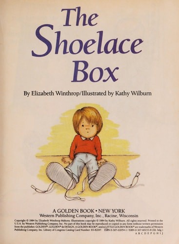 The shoelace box (A little golden book), Winthrop, Elizabeth, Acceptable Book