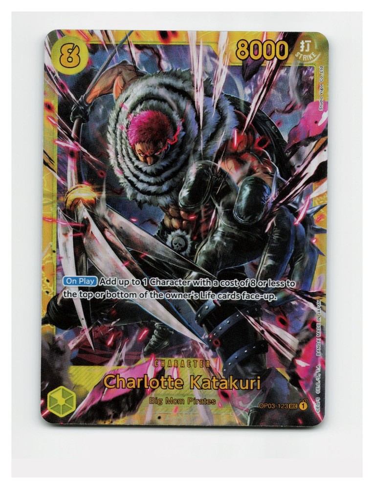 One Piece TCG The Best PRB-01 CHARLOTTE KATAKURI - OP03-123 SEC Alt Full Art NM