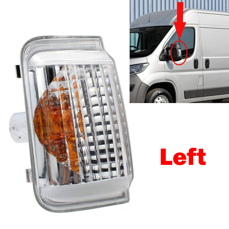 6325H0 Left Wing Mirror Indicator Lens Cover for Fiat Ducato 2006-2022 Replacement