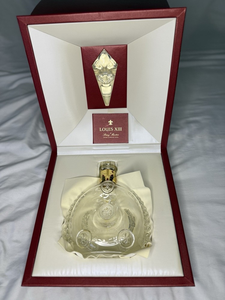 Louis XIII de Remy Martin Baccarat Decanter Set Empty Awaiting Authentication