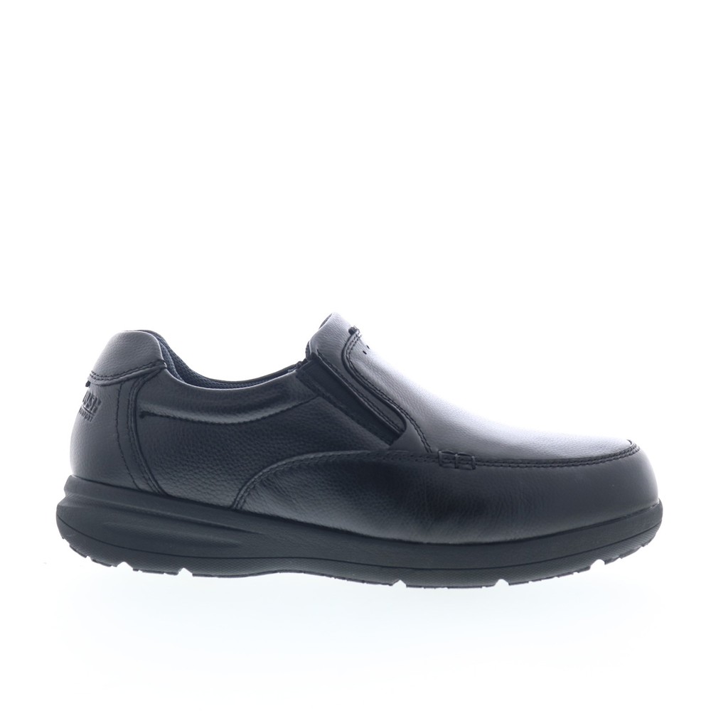 Nunn Bush Cam Slip On 84696 Mens Black Extra Wide 4E Loafers Casual Shoes