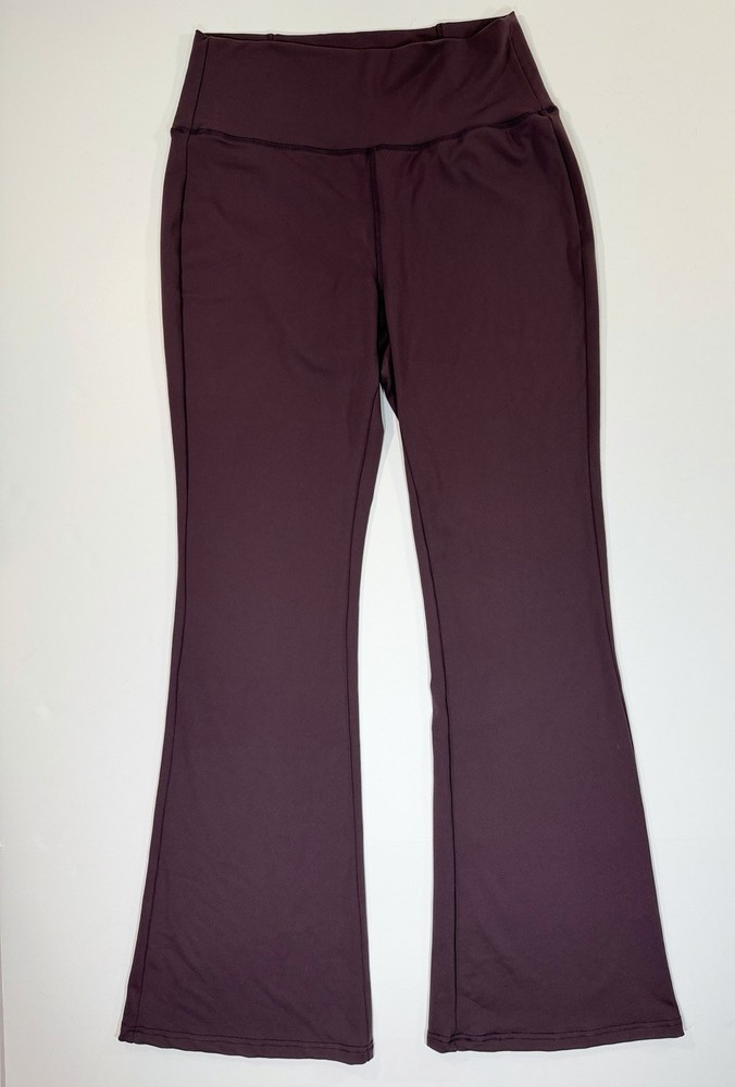 NWT Le Lis Move Flare High Rise Leggings Purple Plum Women’s Size Medium