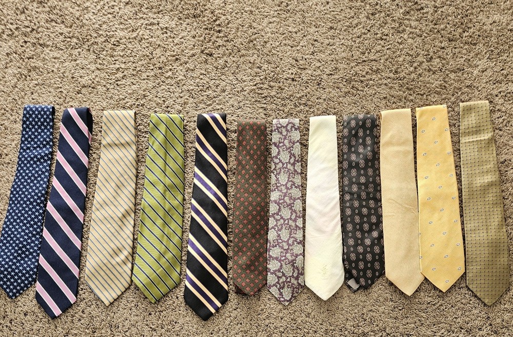 Silk Ties Lot Of 12 Brooks Brothers And Polo Ralph Lauren Plus Extra