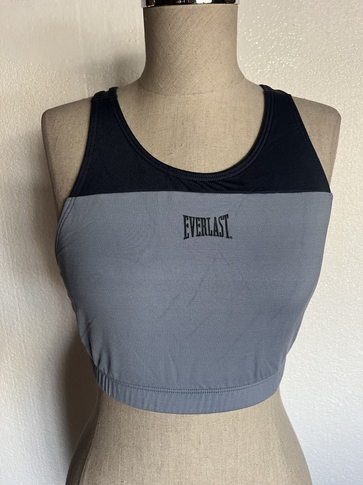 Everlast Sports Bra Women’s Size Medium blue Athletic Bra Tank With Built In Bra