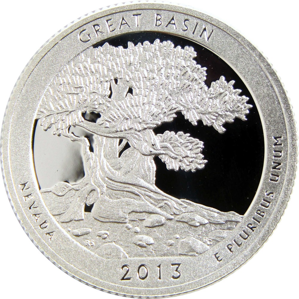 2013 S Great Basin National Park Quarter Silver Proof 25c Coin