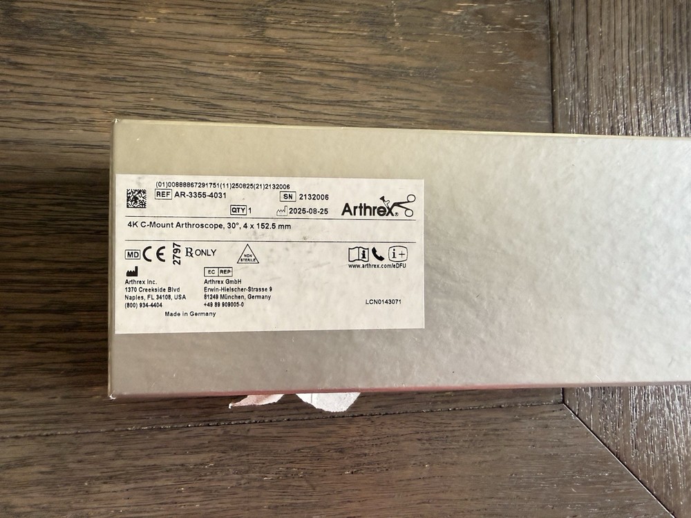 Arthrex 4K 30-Degree HD Model #AR-3355-4031 “Great Unit” (14-Day Guarantee)