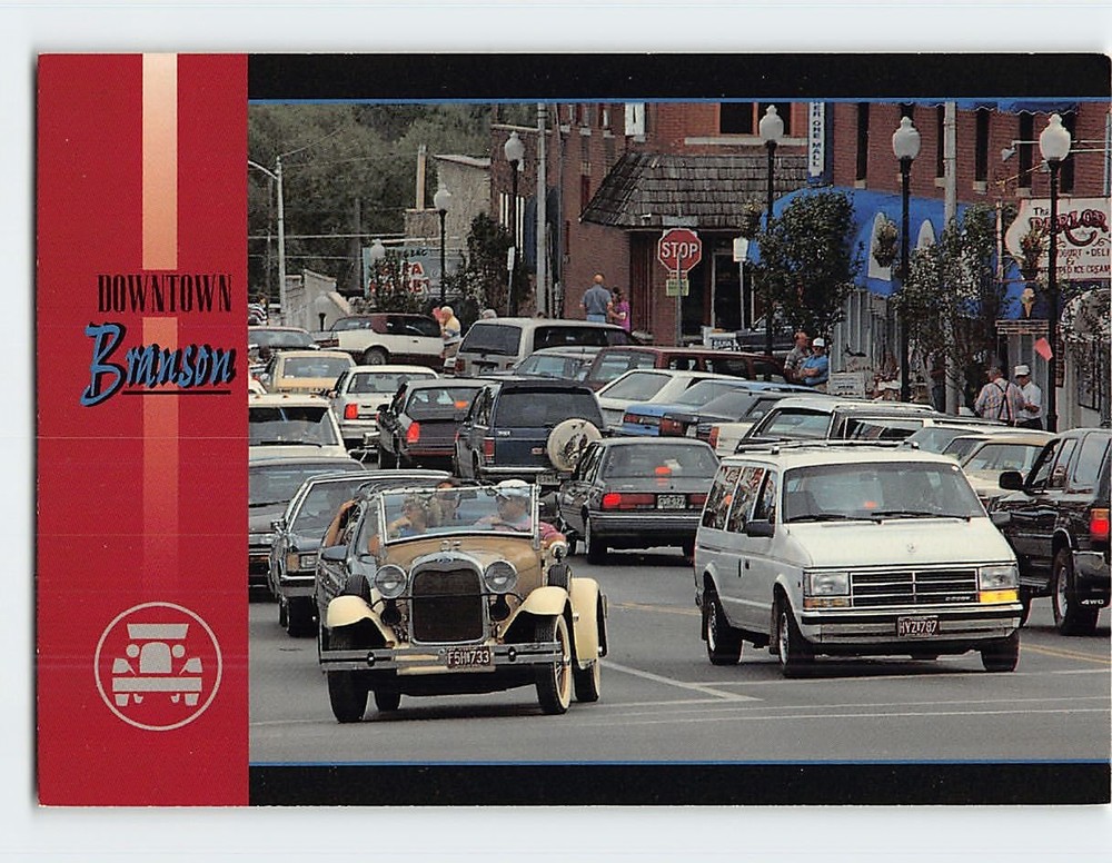 Postcard Downtown Branson Missouri USA
