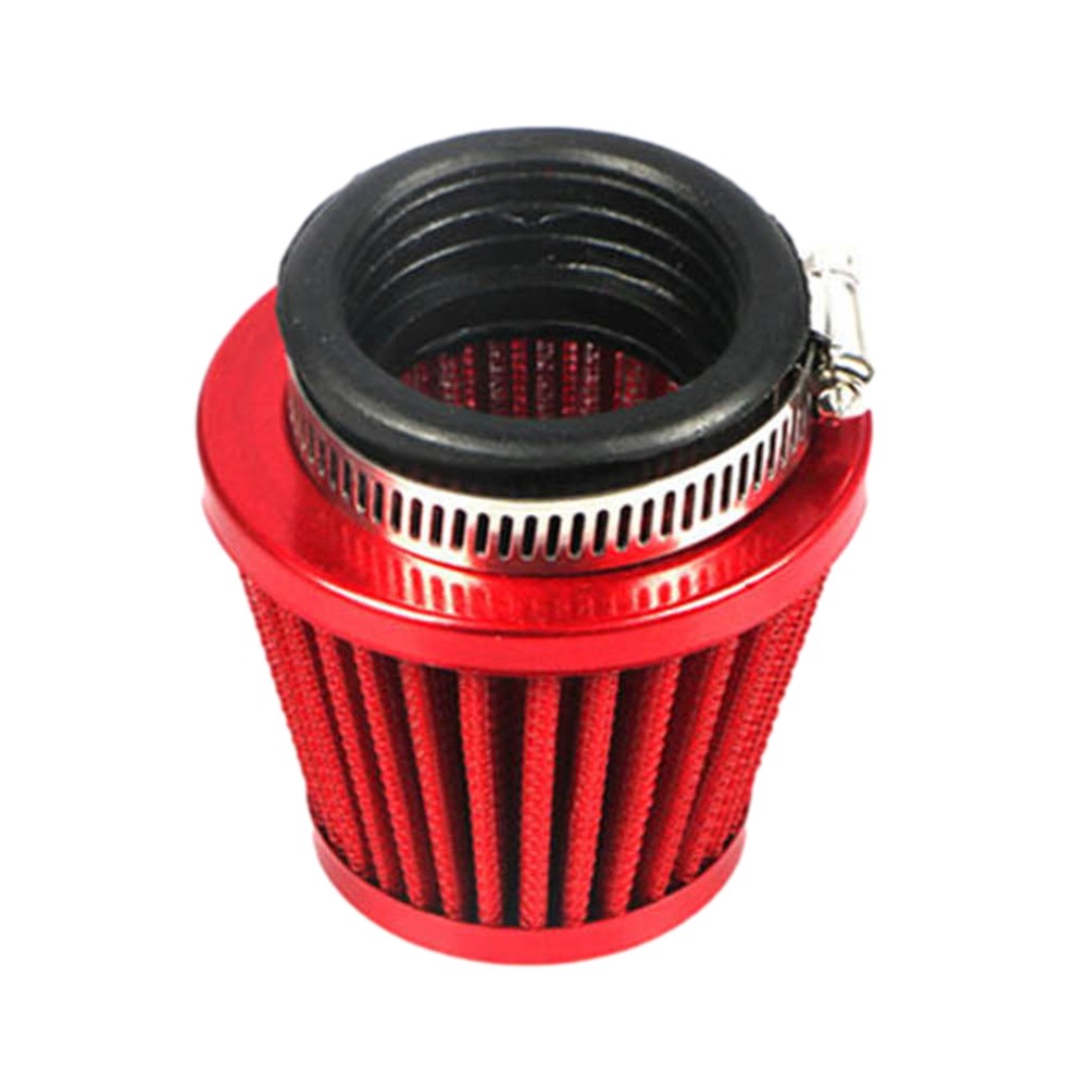 1.5in High Flow Inlet Cleaner Dry Filter Cold Air Intake Cone Replacement Red×3