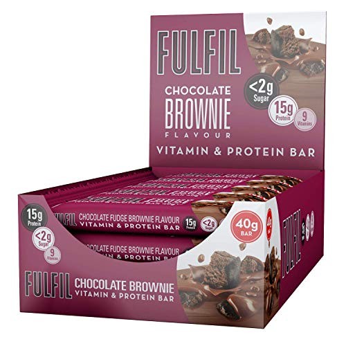 Vitamin and Protein Bars (15 x 40g Bars) - Chocolate Brownie Flavour -