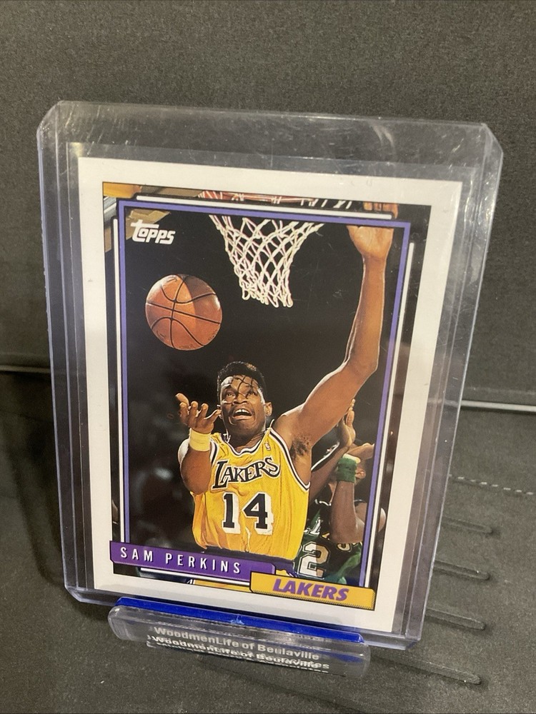 1992 Topps #174 Sam Perkins Los Angeles Lakers