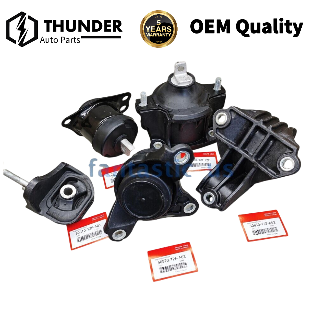 5PCS Engine Motor & Trans Mount For Honda Accord 2.4L 2013-2017 Auto Trans