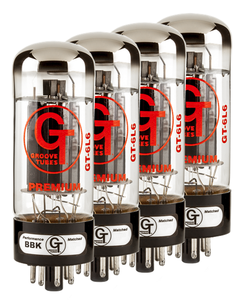 Groove Tubes Gold Series GT-6L6-S Matched Power Tubes Medium 4-7 GT QUARTET
