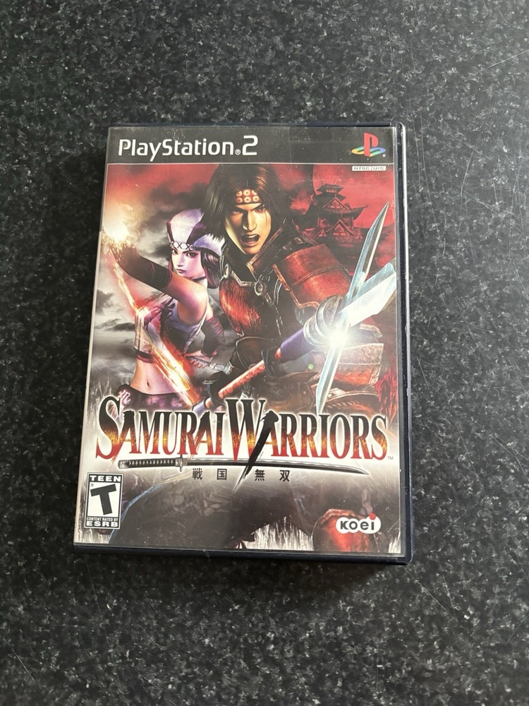 PlayStation PS2 Game Samurai Warriors-Black Warrior Tested No Manual