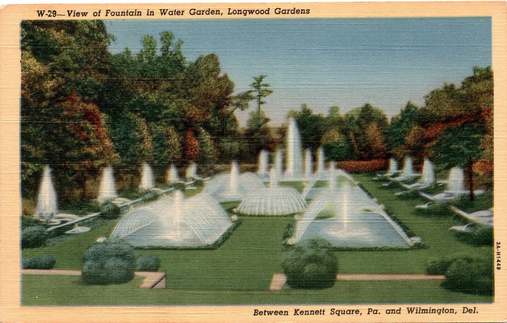 Longwood Gardens, Kennett Square, Wilmington, Del., LYNN H. BOYER, Postcard