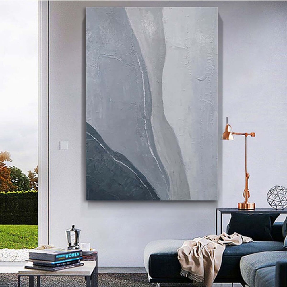 Abstract Minimalist Handmade Oil Painting Wall Paintings Canvas Art Decoration