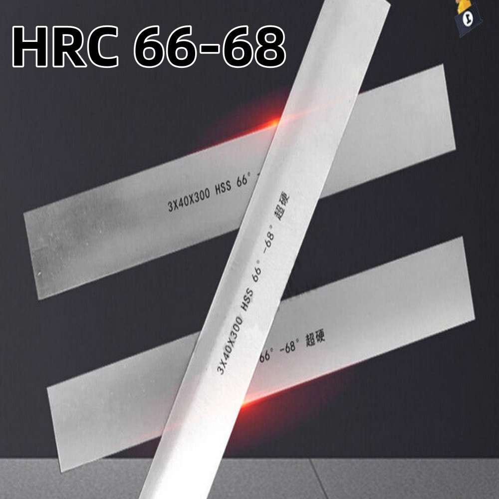 HRC 66-68 300mm HSS Flat Square Bar Turning Tool Lathe Strip Rod Super Hard