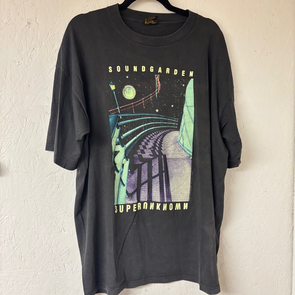 Soundgarden Superunknown Vintage Original 1994 T-Shirt! 2XL Glow In The Dark!