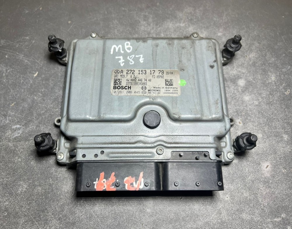 03-06 Mercedes W203 C-Class Engine Control Module Unit ECM ECU A272 1531779 OEM