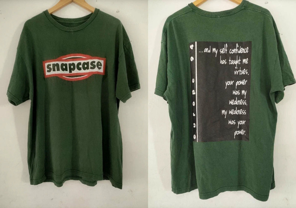 2 Sides SNAPCASE Band EUROPE TOUR Shirt Tuff Green Unisex S-5XL