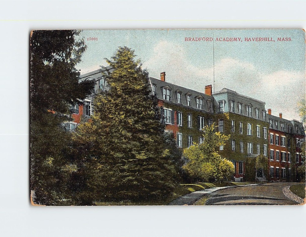 Postcard Bradford Academy Haverhill Massachusetts USA