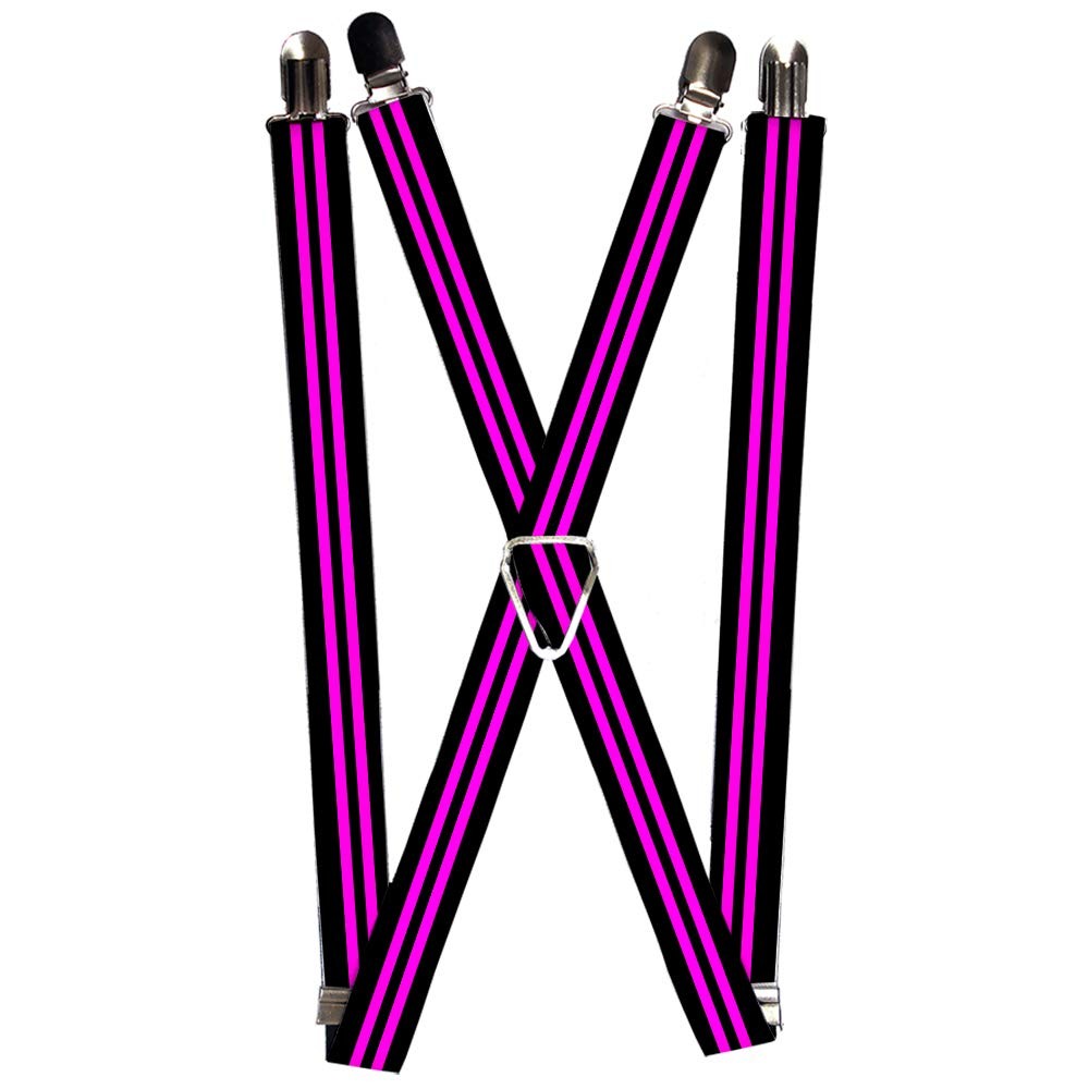 `Suspenders - 1.0`` - Stripe Black/Pink` ACC NEWAnother great item from Rarewaves USA | Free delivery!