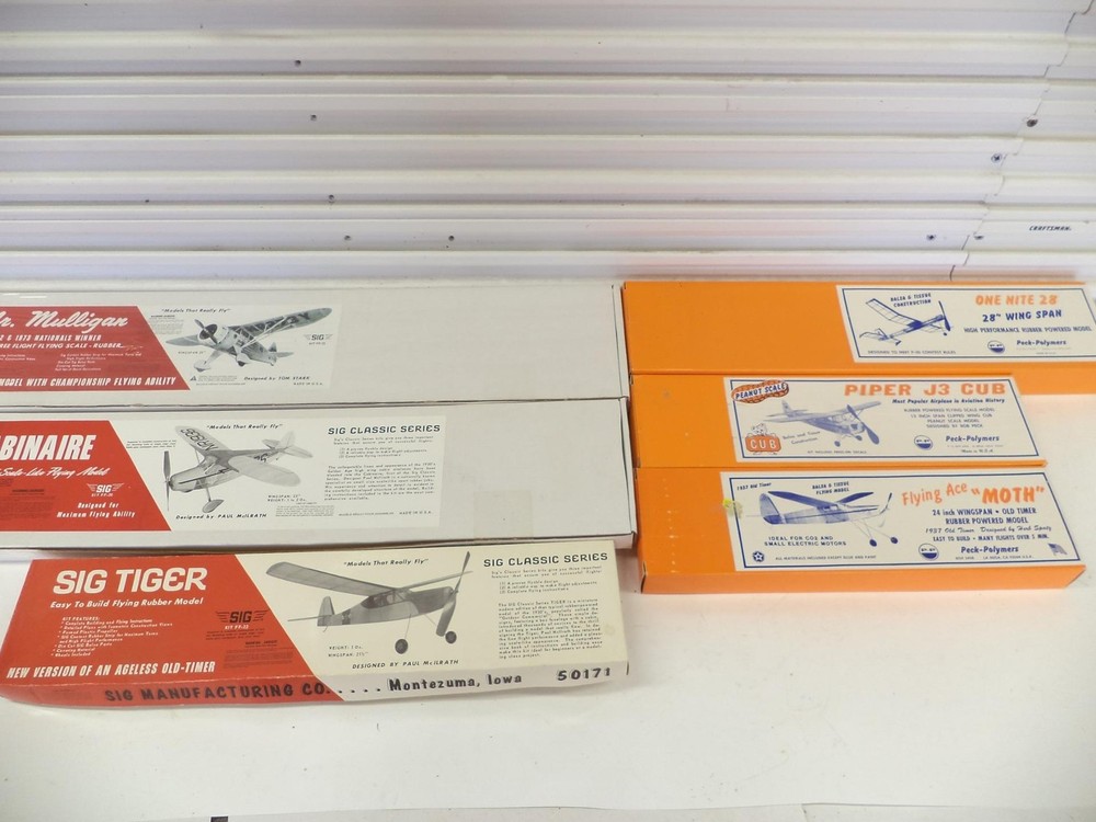 Sig/others Balsa Wood Airplane kit lot (lot s)