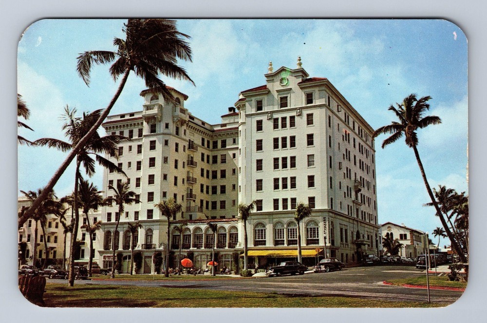 West Palm Beach FL-Florida Hotel Pennsylvania Vintage Postcard