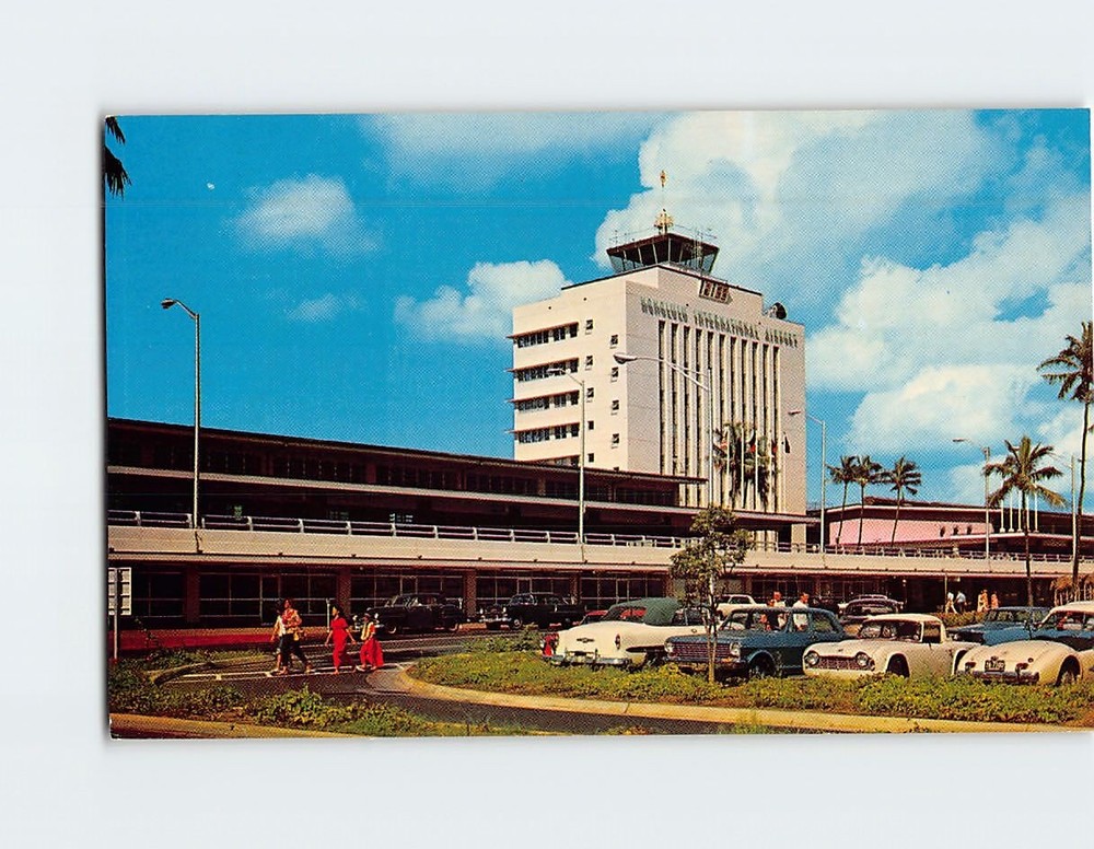Postcard Honolulu International Airport Hawaii