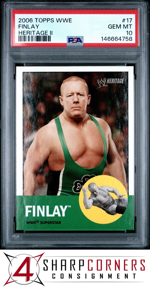 2006 Topps Wwe Heritage Ii #17 Finlay Pop 2 Psa 10Set builders paradise - improve your registry!