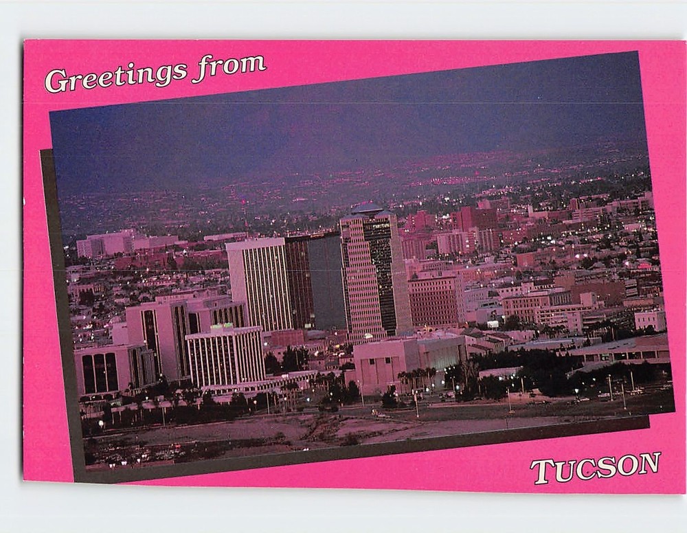 Postcard Greetings from Tucson Arizona USA