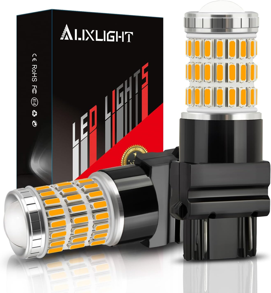 3157 3156 4157 3057 3357 LED Bulbs, Ultra Bright 60-SMD LED Replacement for Turn