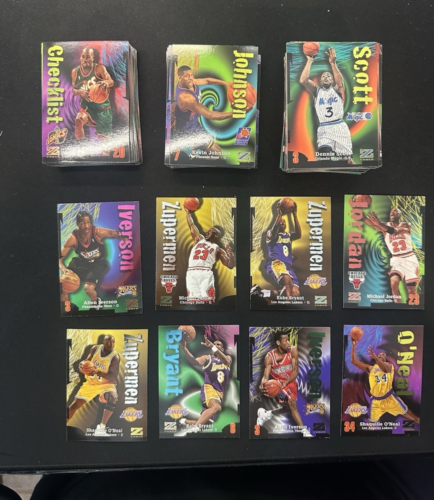 1997-98 Skybox Z-Force Complete Set Series 1 & 2 #1-210 Kobe ,Jordan,Duncan RC