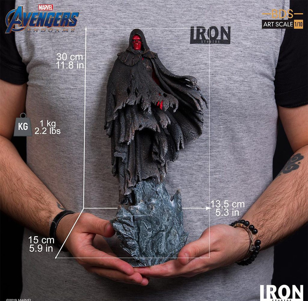Iron Studios Avengers： Endgame 1／10 Red Skull Resin Painted Statue In Stock New