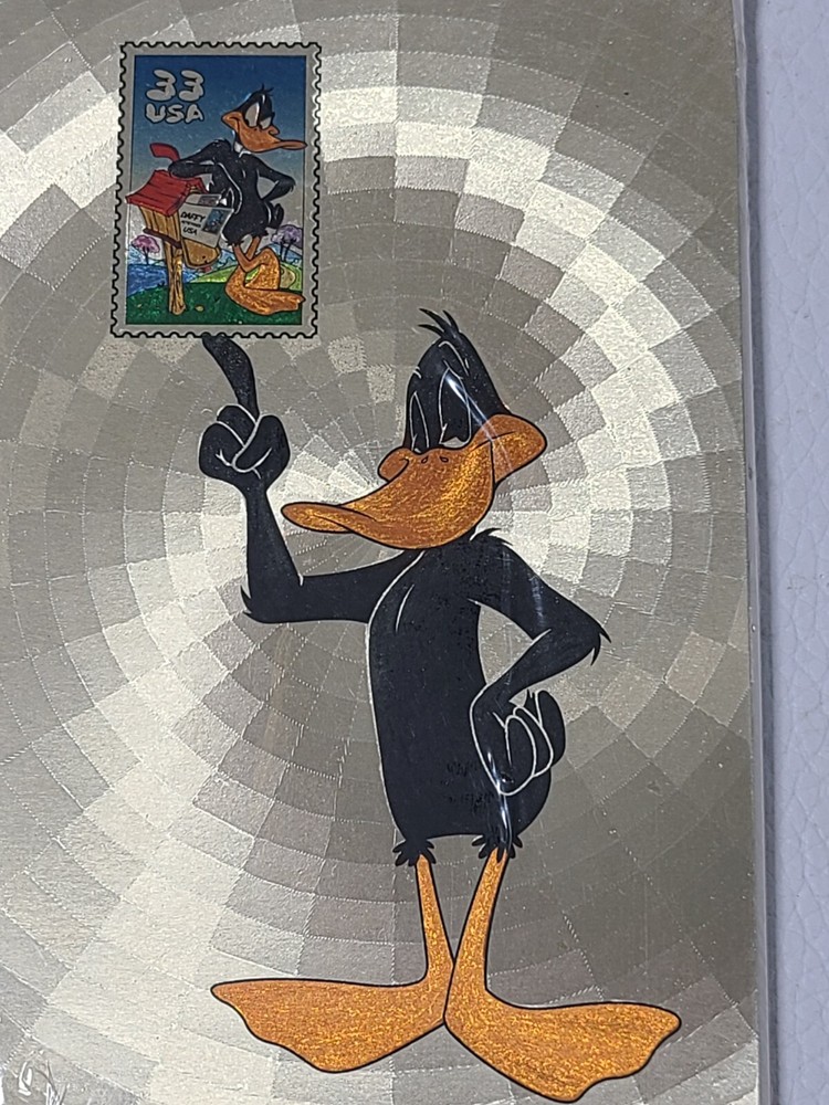 Looney Tunes Daffy Duck Foil Notecards 1999 33 Cent SEALED NOS Set Of 6 Card/Env