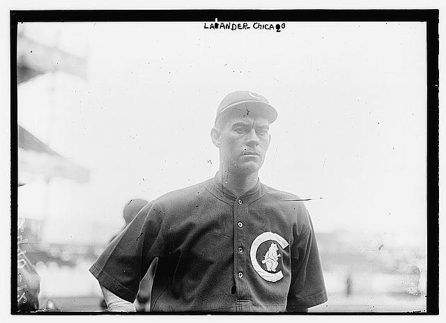 New York NY Jimmy Lavender Chicago Cubs 1912 Polo Grounds Baseball Portrait