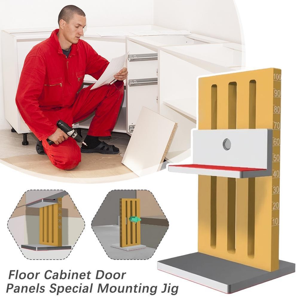 Cabinet Door Mounting Jig Adjustable Concealed Door Hinge Jig Install Tool/