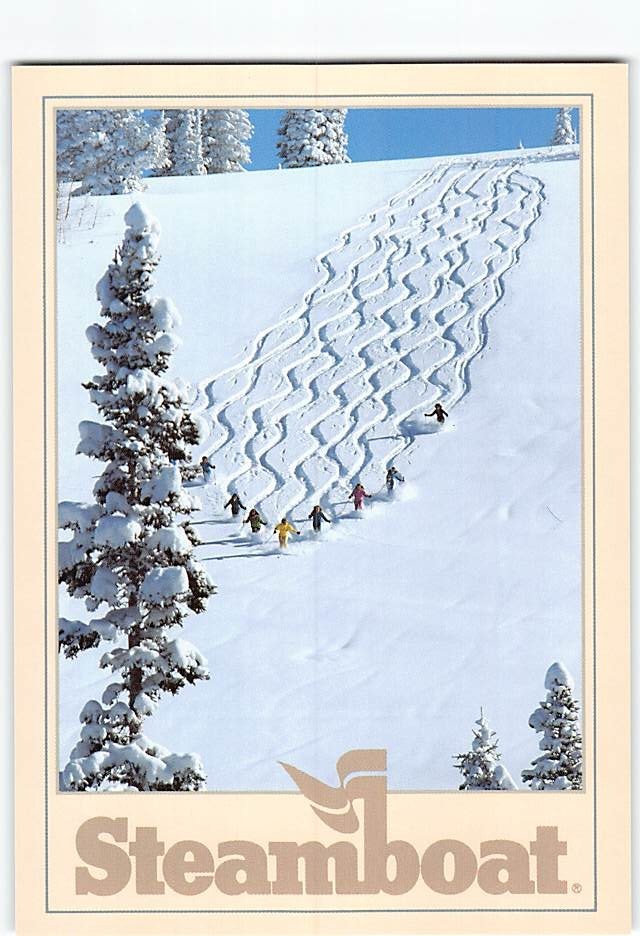 Postcard Steamboat Springs Colorado USA