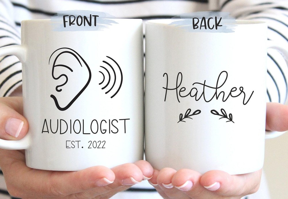 Personalized Audiologist Mug Custom Gift for Audiology Graduates
