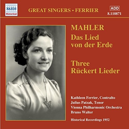 Ferrier - Mahler: Das Lied von der Erde, Ruckert Lieder - Ferrier CD 1BVG TheFREE US DELIVERY | EAN: 0636943187128 | Quality CD