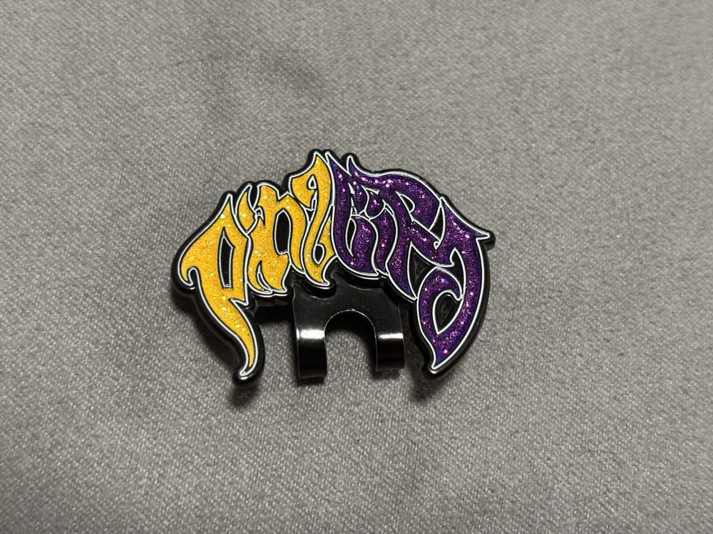 Pinzcity Script Kobe Black Hat Blip Yellow Purple Glitter Mamba Lakers