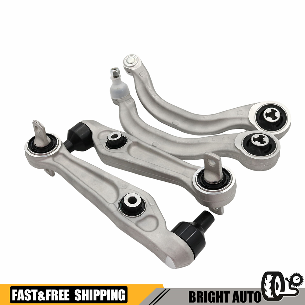 4X Front Lower Rearward & Forward Suspension Control Arm For 2017-2023 Tesla 3 Y