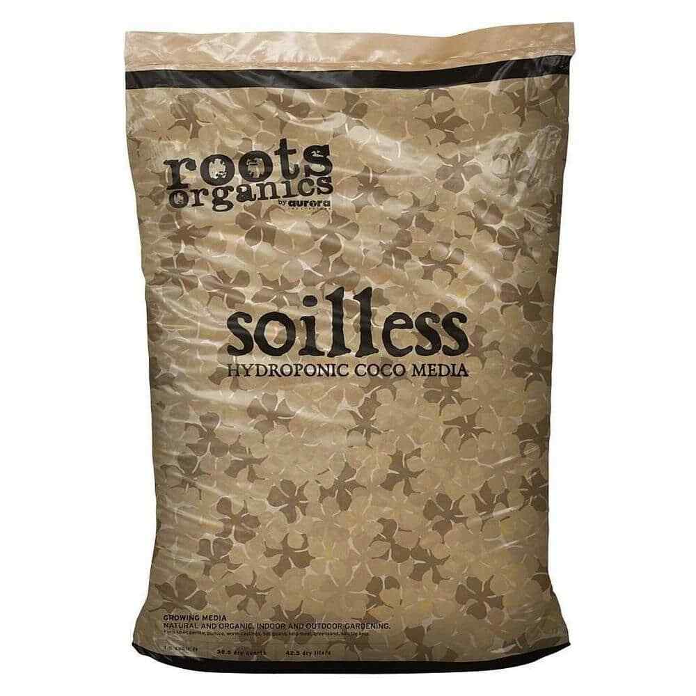 1.5 cu. ft. Roots Organics ROS Hydroponic Soilless Gardening Coco Fiber Media Mi