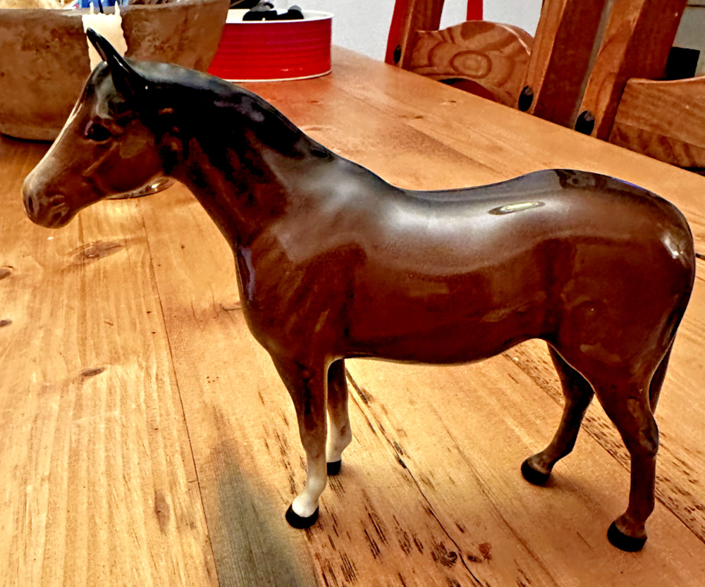 Beswick Bois Roussel Rachorse, Looking left, Brown Gloss Mint Condition