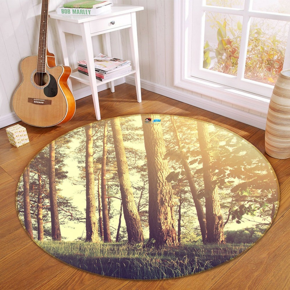 3D Sunny Woods NAO4459 Game Rug Mat Elegant Photo Carpet Mat Fay