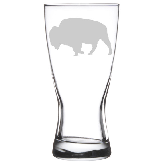 Beer Glass Pilsner Stein Mug 15oz Buffalo
