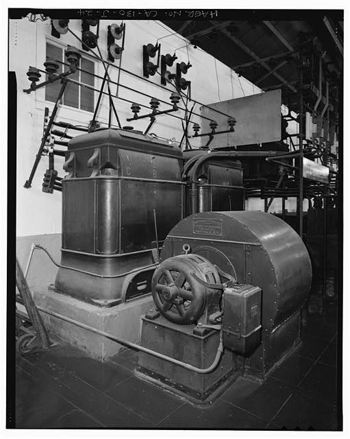 Redlands California 1900s Santa Ana River Hydroelectric System Transformers