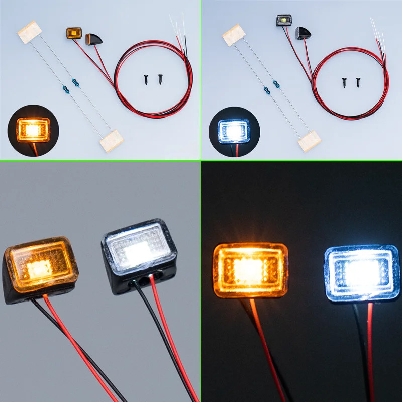 LED  Contour Lamp Roof Lights for 1/14 Tamiya RC Truck SCANIA 770S R620 Car