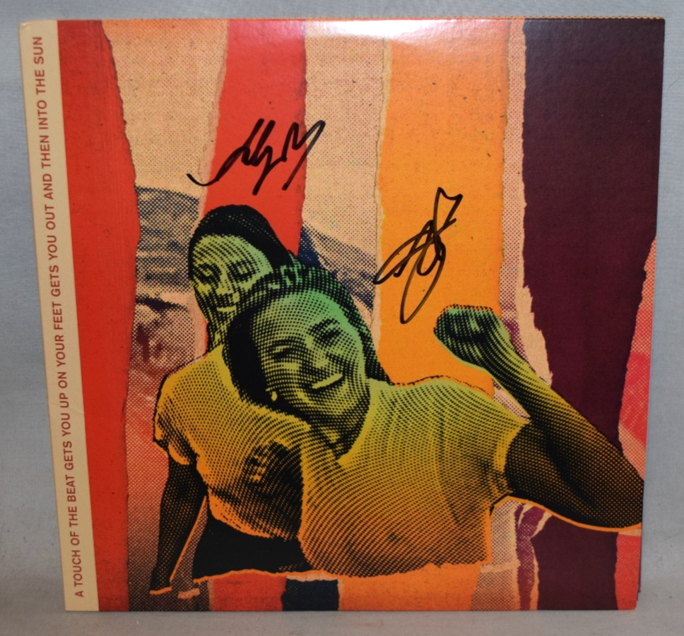 -ALY & AJ- Signed/Autograph/Auto Vinyl LP Record Album - A Touch Of The Beat