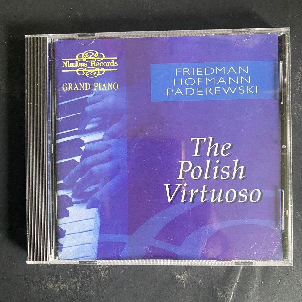 Friedman Hofmann Paderewski – The Polish Virtuoso CD 1995 Classical Nimbus